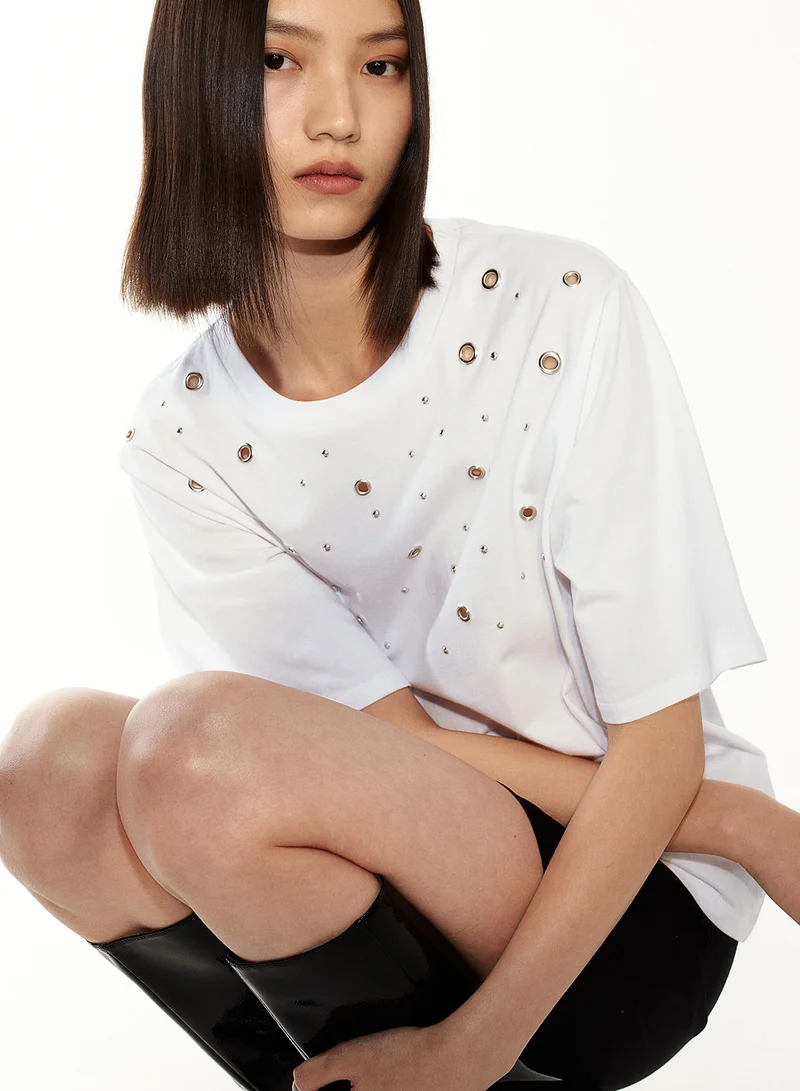 اتش اند ام Embellished T-Shirt
