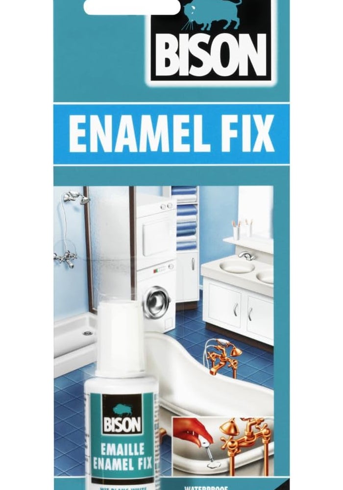 Bison Enamel Fix - 20ml White Repair Liquid - Image 1