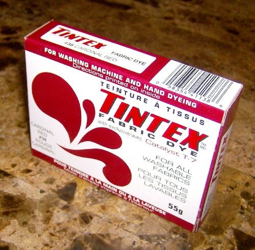 TINTEX LOT OF 1 TINTEX BRAND SCARLET RED FABRIC DYE #23 NEW by TINTEX - Image 3
