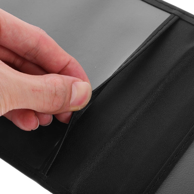 2pcs Car Registration and Insurance Card Holder Document Wallet PU Manual Folder Car Paperwork Organizer - Image 5