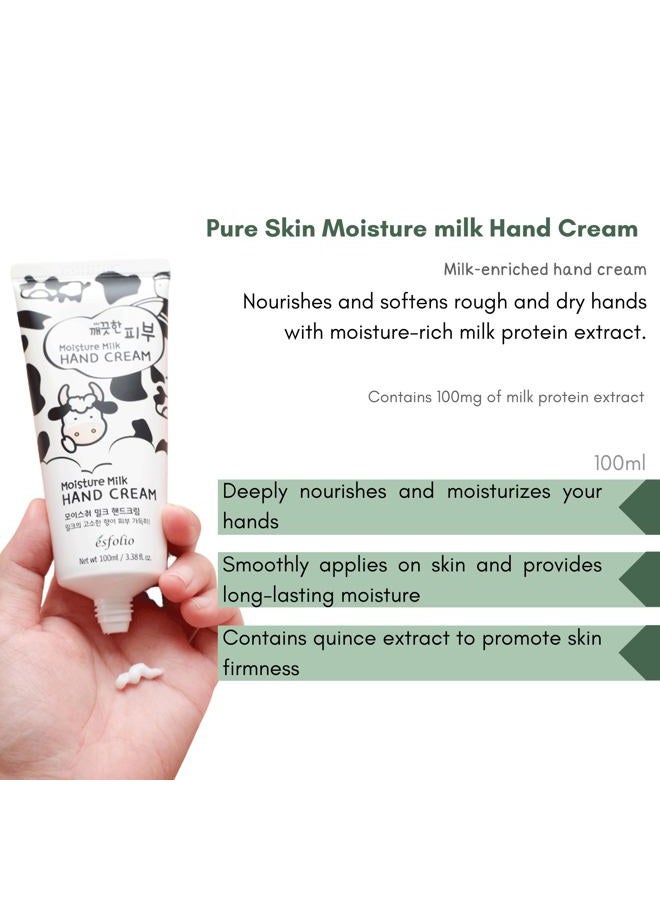 esfolio Pure Skin Moisture Milk Hand Cream 100ml - Image 5