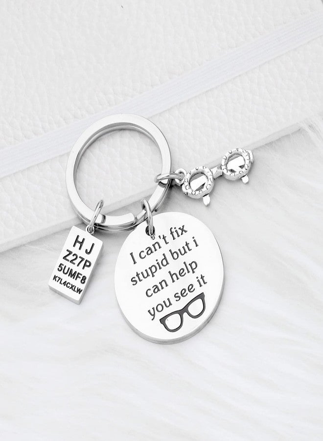 FAADBUK Funny Optometrist Gift Ophthalmologist Gift Eye Doctor Gift I Can't Fix Stupid But I Can Help You See It Optician Gift (Help You See It) - Image 5