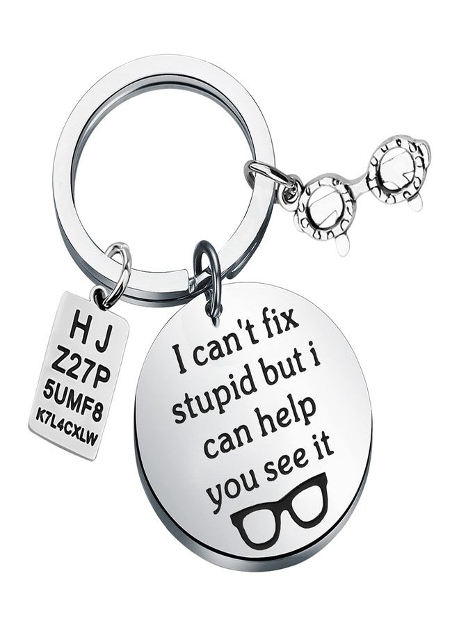 FAADBUK Funny Optometrist Gift Ophthalmologist Gift Eye Doctor Gift I Can't Fix Stupid But I Can Help You See It Optician Gift (Help You See It) - Image 1