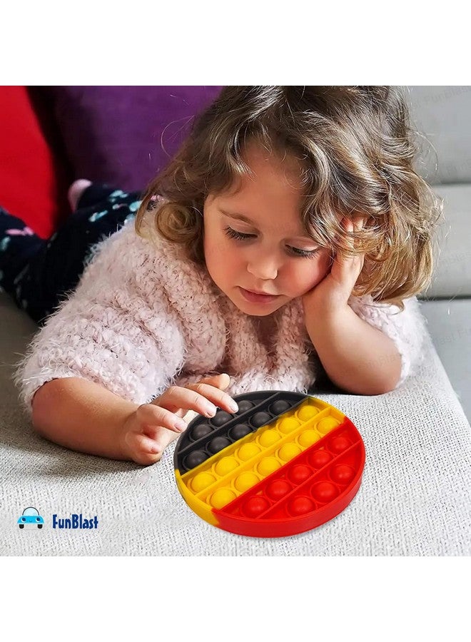 فنبلاست مجموعة FunBlast Pop it (عبوة من لعبتين Popit)، ألعاب أطفال، ألعاب فيدجيت، لعبة Pop it، لعبة Push Pop Bubble Fidget الحسية، لعبة تخفيف التوتر Fidget الحسية، هدايا مبتكرة للبنات والأولاد والأطفال (24) - Image 2