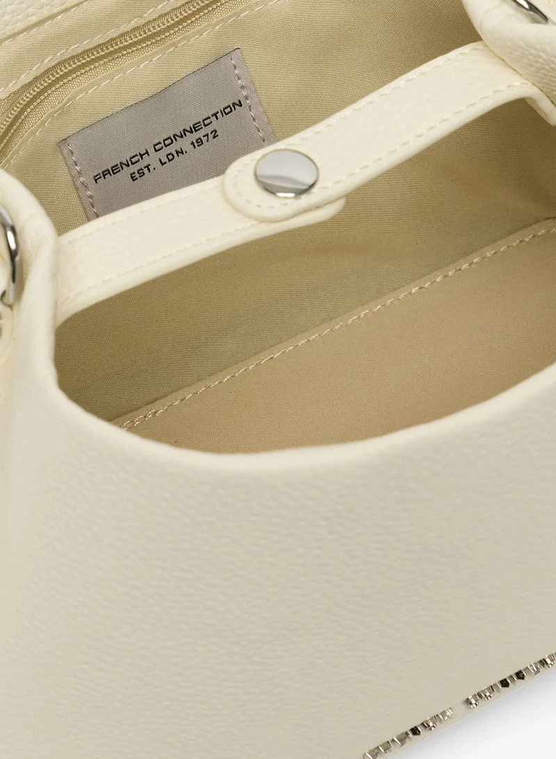French Connection One Size Women Off  White Sienna Bucket Bag for Women | Best Price UAE