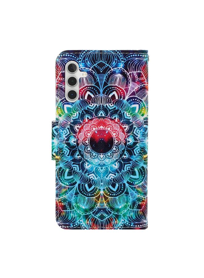 S-TOP Case For Samsung Galaxy A16 5G / 4G Colored Drawing Pattern Leather Phone Case - Image 3