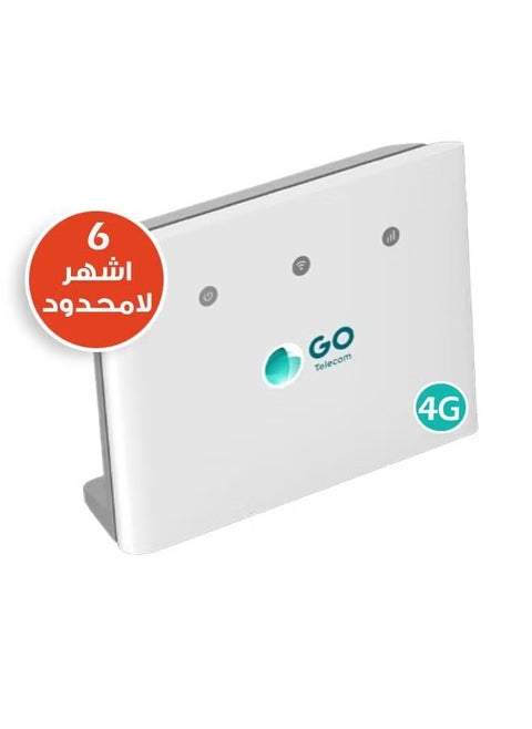 4G LTE ZTE Router MF296R Cat 4+, Up To 150 Mbps(Dl)/150Mbps(Ul), (Wireless Hotspot) With Unlimited 6 Months Internet Subscription – Working On STC Network