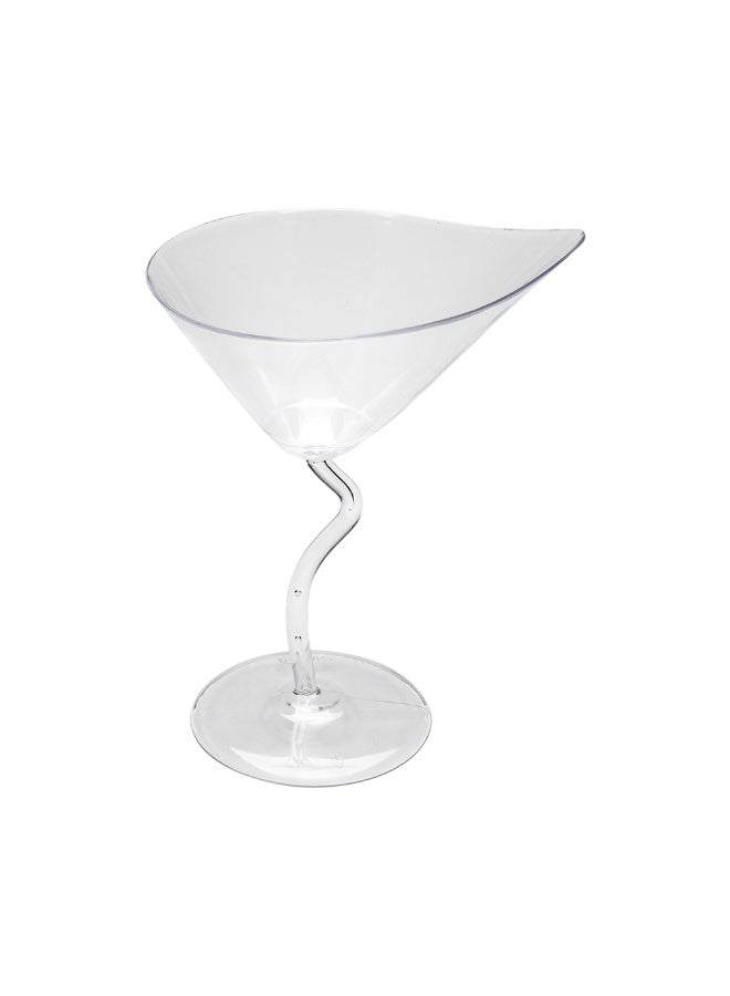 Restaurantware 3 Ounce Martini Glasses, 100 Appetizer Cups - Durable, Disposable, Clear Plastic Dessert  Cups, For Serving Samples At Wedding Banquets And Catered Events  - Image 1
