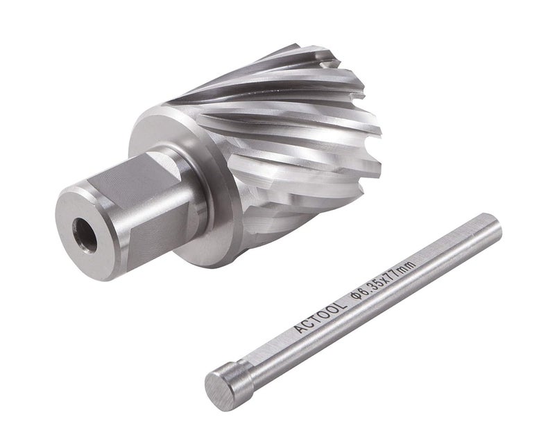 ACTOOL 1-1/4" Diameter × 1" Depth of Cut HSS ANNULAR Cutter with 3/4'' Weldon Shank - Image 3