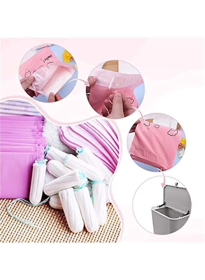 Arabest Pink Opaque Feminine Hygiene Disposal Bags - 7x12inches, Pack of 100 with Storage Bag - For Tampons & Sanitary Liners  - Image 5