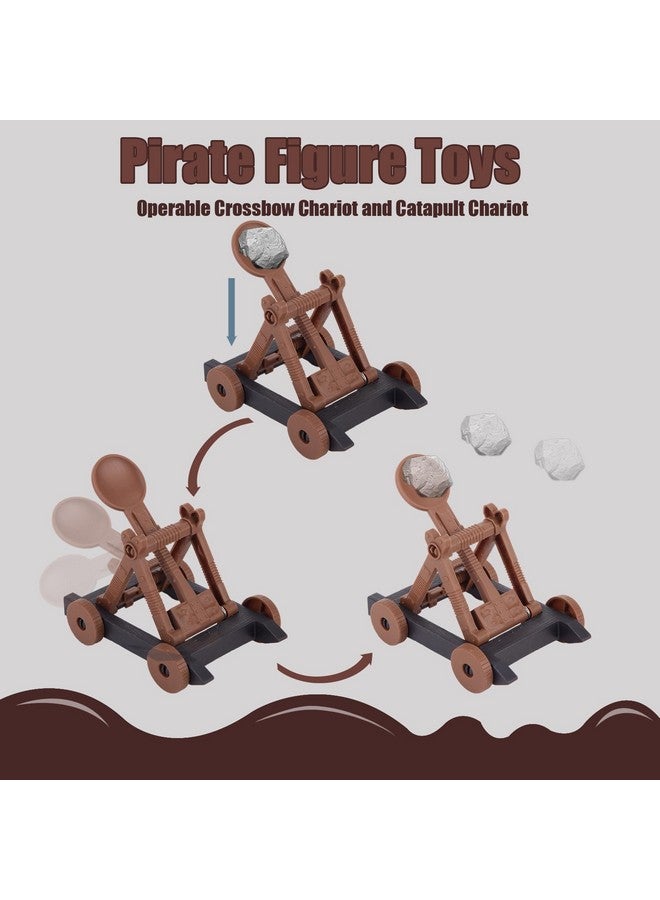 3 otters 310PCS Military Soldier Playset, Toy Soldiers Medieval Knight Army Men Pirate Castle Model Assembly for Boys Birthday Christmas Party Gift - Image 4