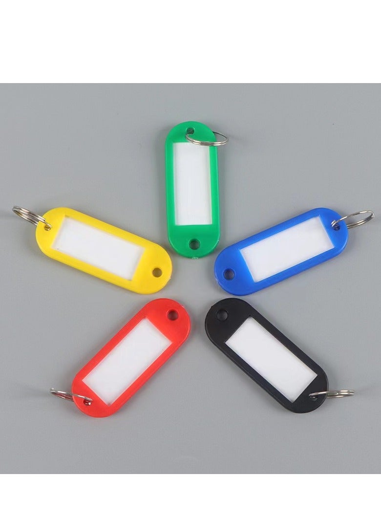 50-Piece Plastic Keychain Set Multicolour - Image 2