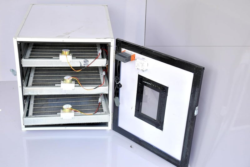 METRO IMPEX FullAutomatic Egg Incubator Egg Capacity incubator AllinOne Transparent Eggs Hatching Machine Egg Incubator Chicken with 220 V Power Consumption 280 Egg Capacity incubator  - Image 4