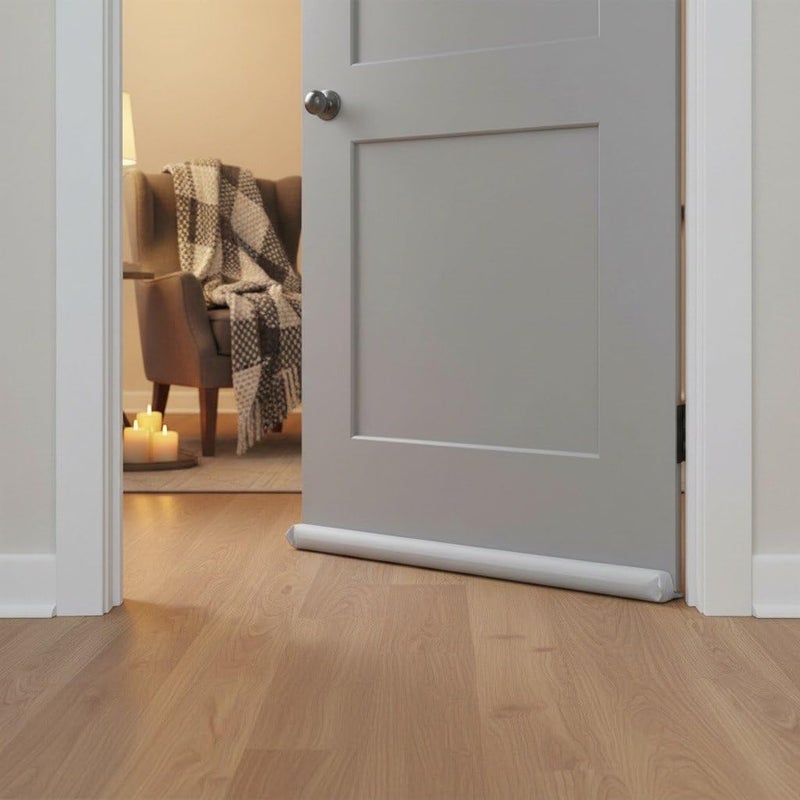 BNYD Door Draft Stopper Seal Strip â€” Under Door Noise, Dust, and Weather Blocker â€” Adjustable, Cut to Fit for Doors & Windows, Easy Install - Image 2