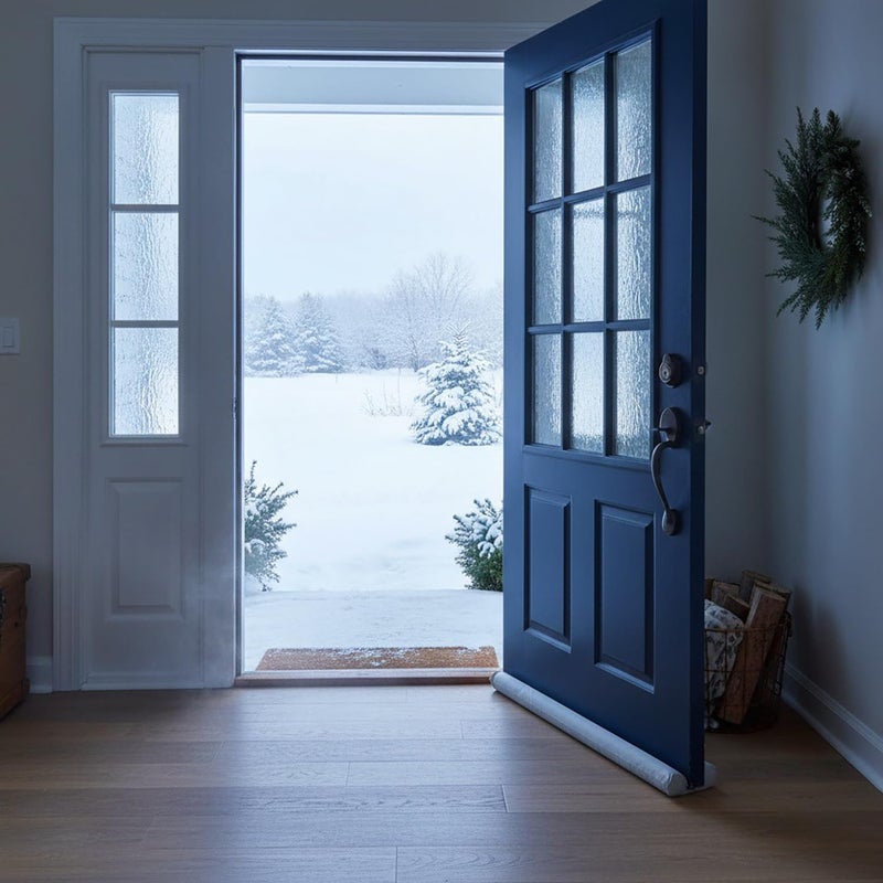 BNYD Door Draft Stopper Seal Strip â€” Under Door Noise, Dust, and Weather Blocker â€” Adjustable, Cut to Fit for Doors & Windows, Easy Install - Image 4