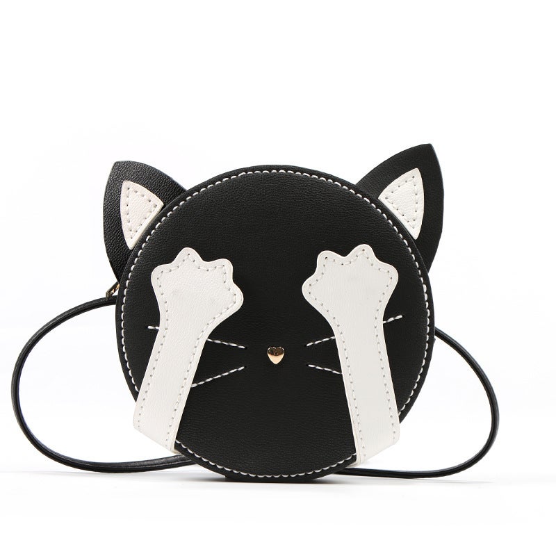 Handmade Diy Bag For Students, Fashionable K-Style, Cross-Body Cute Gift, Kitten Weaving Diy Material Bag - Image 5