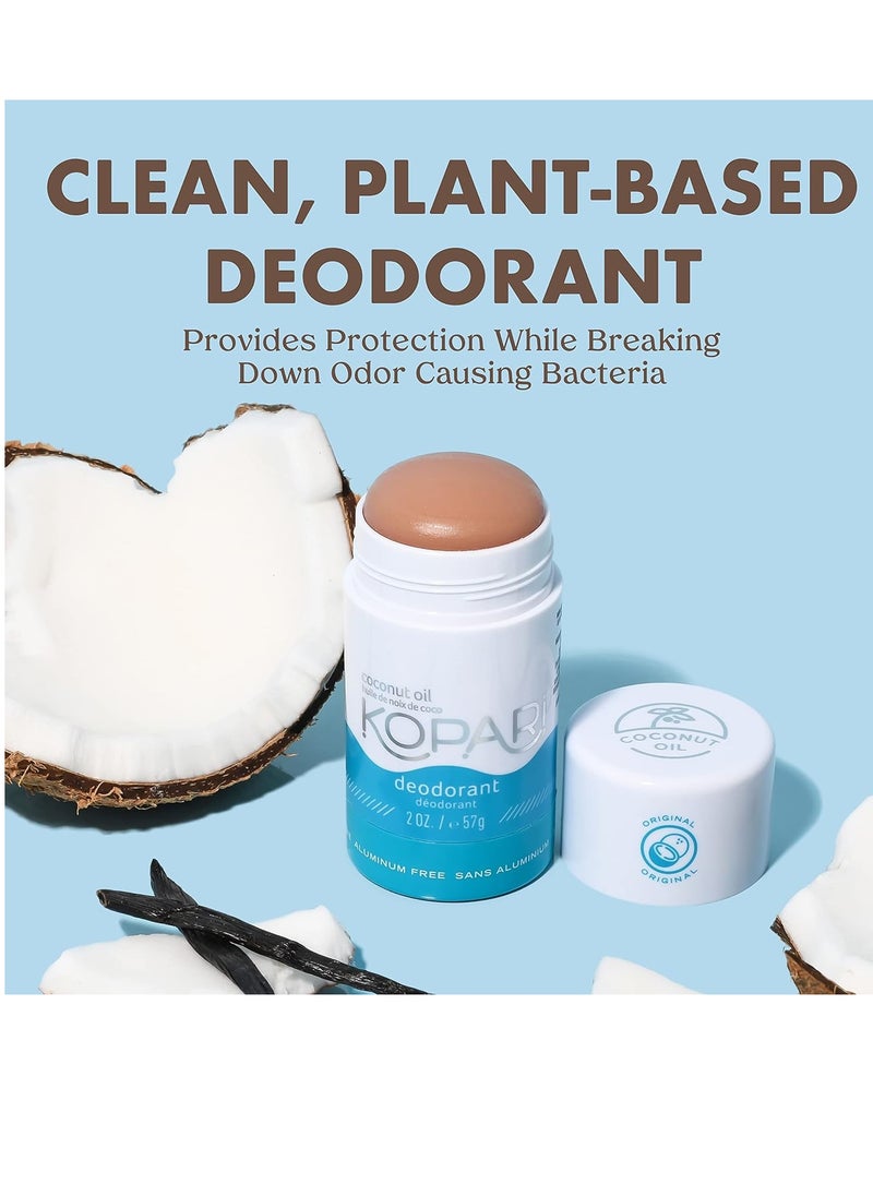 Kopari Kopari Aluminum Free Coconut Deodorant, Non Toxic & Clean Plant-Based, No Aluminum, Parabens or Baking Soda, Long Lasting Protection, Original 2 oz  - Image 2