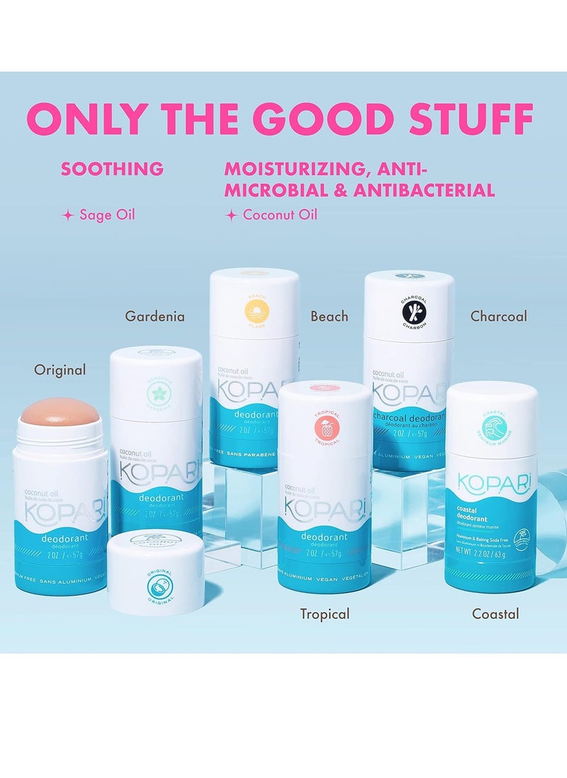 Kopari Kopari Aluminum Free Coconut Deodorant, Non Toxic & Clean Plant-Based, No Aluminum, Parabens or Baking Soda, Long Lasting Protection, Original 2 oz  - Image 3