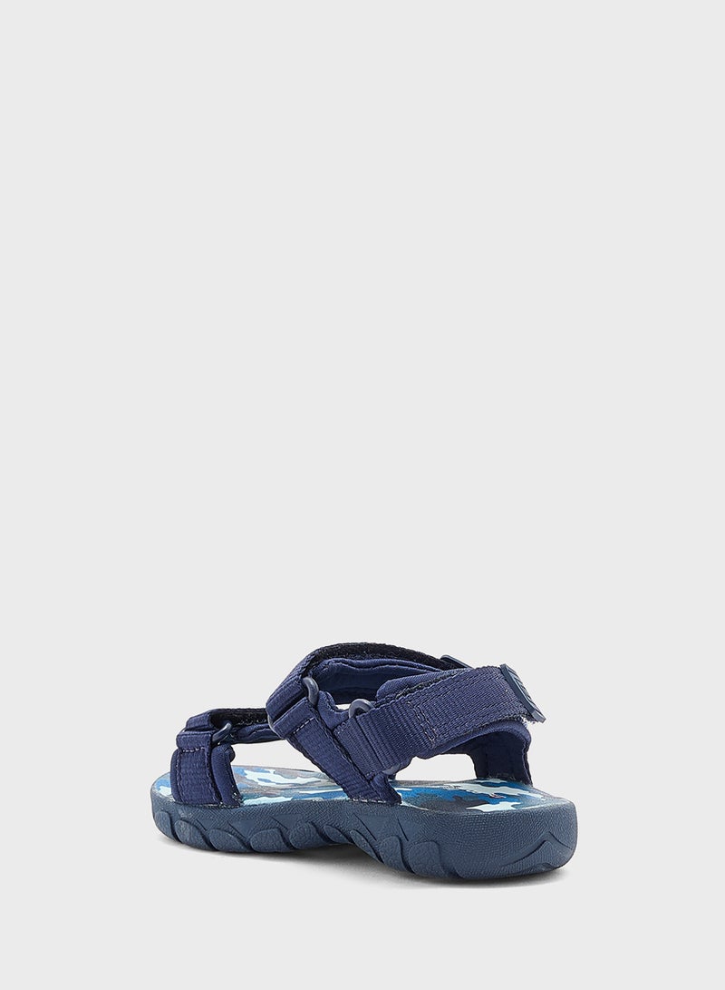 Marks & Spencer Kids' Camo Riptape Trekkers - Image 3