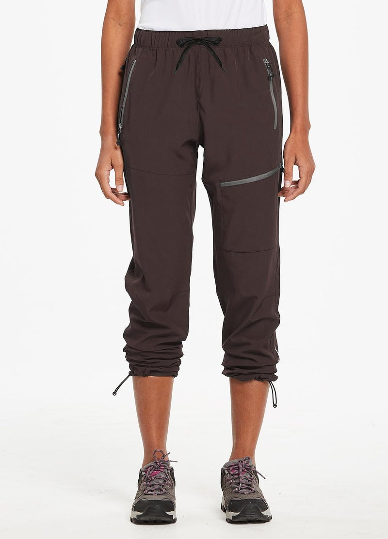 baleaf Travel Pants Women Hiking Long Tall Lightweight Quick Dry Water Resistant Cargo Pants 31'' Black Size XL - Image 2