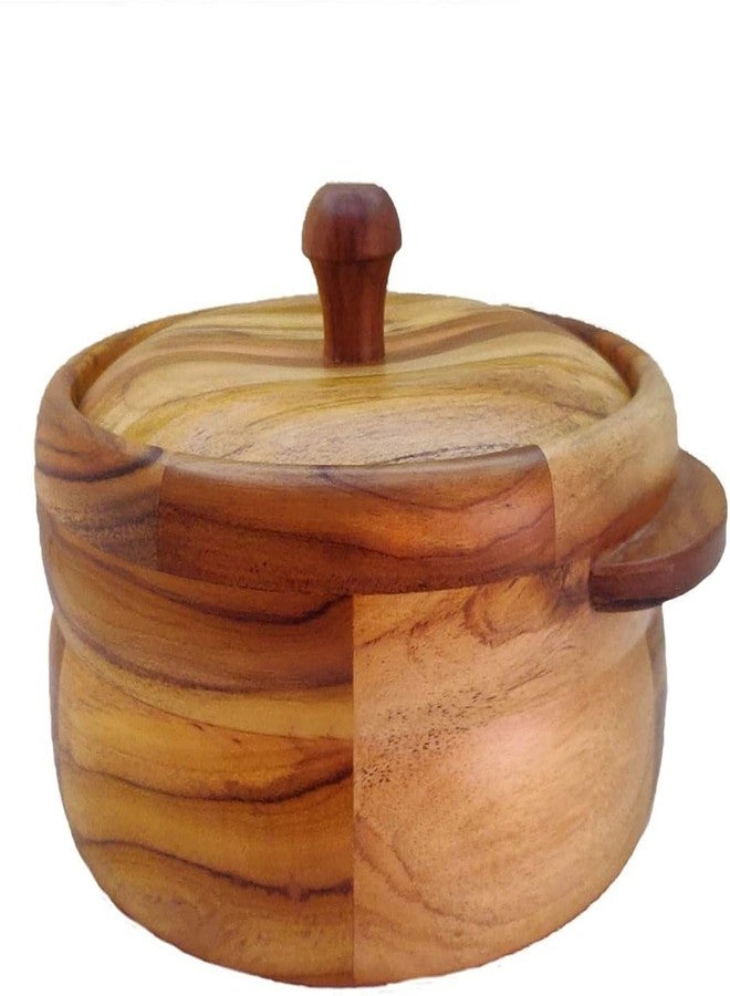 CLOUDTAIL CHOICE Wooden Chapati Box, Roti Box, Paratha, Puri Box Wooden Casserole - Image 3