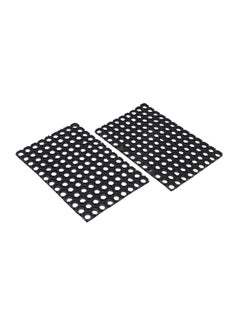 Status Contract Status 2 Contract Hollow Rubber Mat 2-Piece Black, 38 X 58 Cm  - Image 3