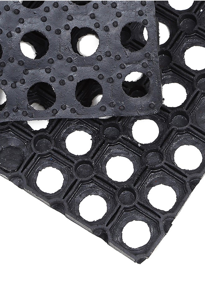 Status Contract Status 2 Contract Hollow Rubber Mat 2-Piece Black, 38 X 58 Cm  - Image 5