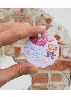 Generic 50pcs Adorable Thank You Beary Much Gift Tags for Baby Showers or Children's Birthday Party  - Image 3