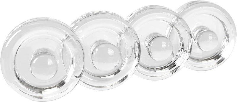 JILLMO Easy Grip Fermentation Weight- 4 Pack of Glass Weights for Wide Mouth Mason Jars - Image 1