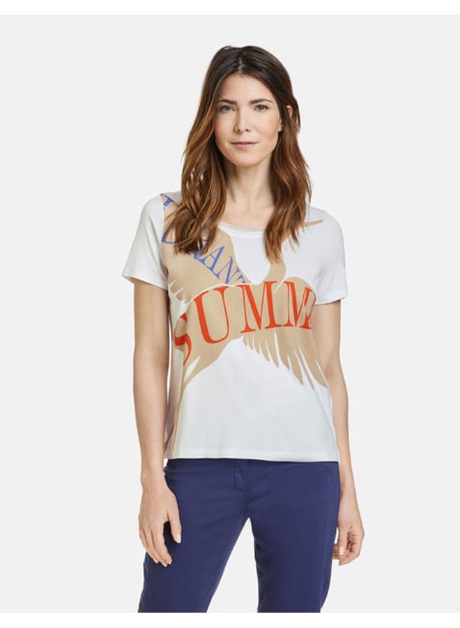 GERRY WEBER T-shirt with printed lettering  - Image 1