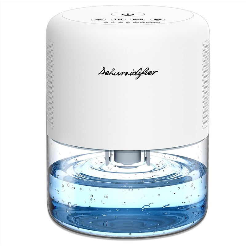 NeedDuck Dehumidifier for Home Small Quiet Dehumidifiers for 44OZ Water Tank Auto Defrost and Shutoff 10 Colors Light 4 Timer Options 3 Modes Portable Dehumidifiers for Bedroom Bathroom Closet RV - Image 2
