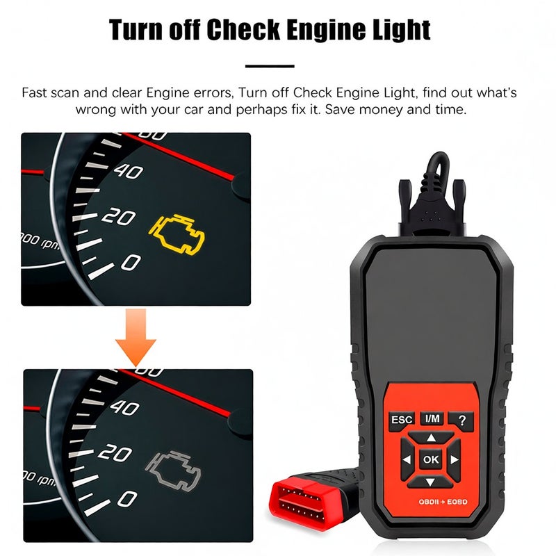 KONNWEI KW480 All System OBDⅡ Scanner Diagnostic Tool with 11 Special Function Battery Matching, DPF Check, SAS, Fuel Injector Programming, Throttle Matching Replacement for BMW BMW-MIN & Rolls-royce - Image 3