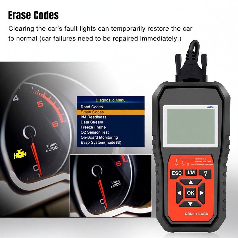 KONNWEI KW480 All System OBDⅡ Scanner Diagnostic Tool with 11 Special Function Battery Matching, DPF Check, SAS, Fuel Injector Programming, Throttle Matching Replacement for BMW BMW-MIN & Rolls-royce - Image 5