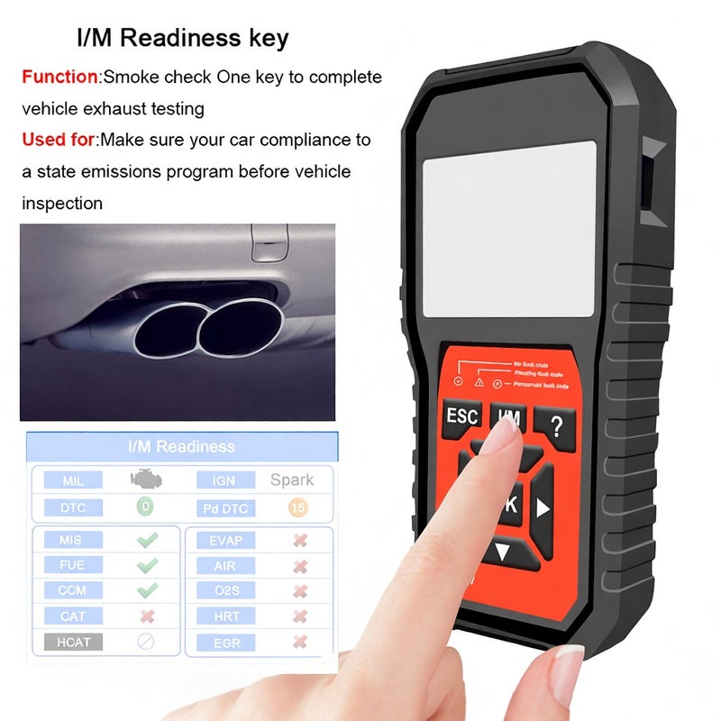 KONNWEI KW480 All System OBDⅡ Scanner Diagnostic Tool with 11 Special Function Battery Matching, DPF Check, SAS, Fuel Injector Programming, Throttle Matching Replacement for BMW BMW-MIN & Rolls-royce - Image 4