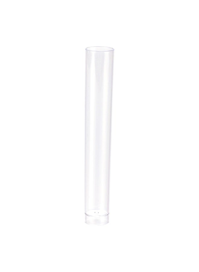 Restaurantware Delgado 1 Ounce Test Tube Shot Glasses, 100 Disposable Test Tube Shots For Alcohol - Tube Rack Sold Separately, Scientific Themed Party Decorations, Clear Plastic Test Tube Glasses, - Image 1