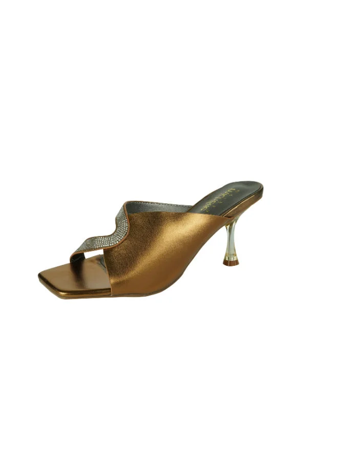 Michelle Morgan Michelle Morgan Ladies Kitten Heel 213RJ772 Bronze