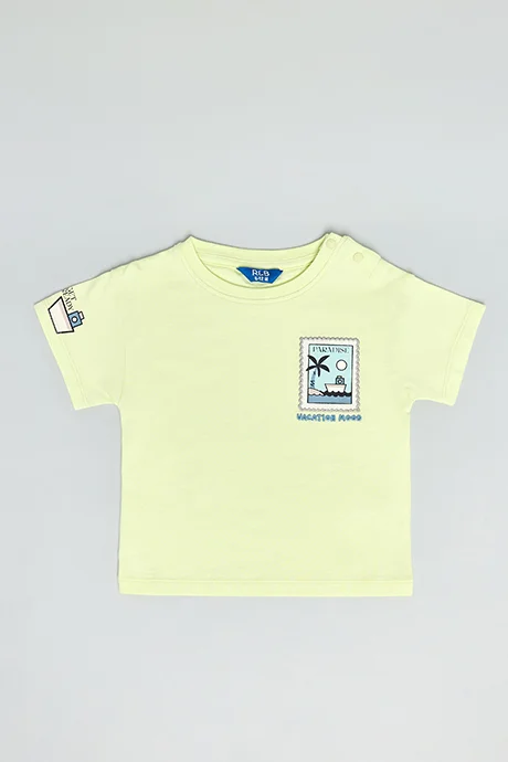 أر أند بي Printed T-Shirt & Shorts Set