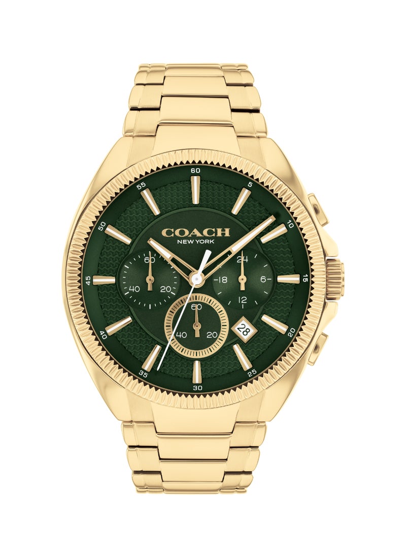 COACH COACH WATCHES ROUND CHRONOGRAPH MEN'S GREEN CASE WATCH - 14602680  - Image 2