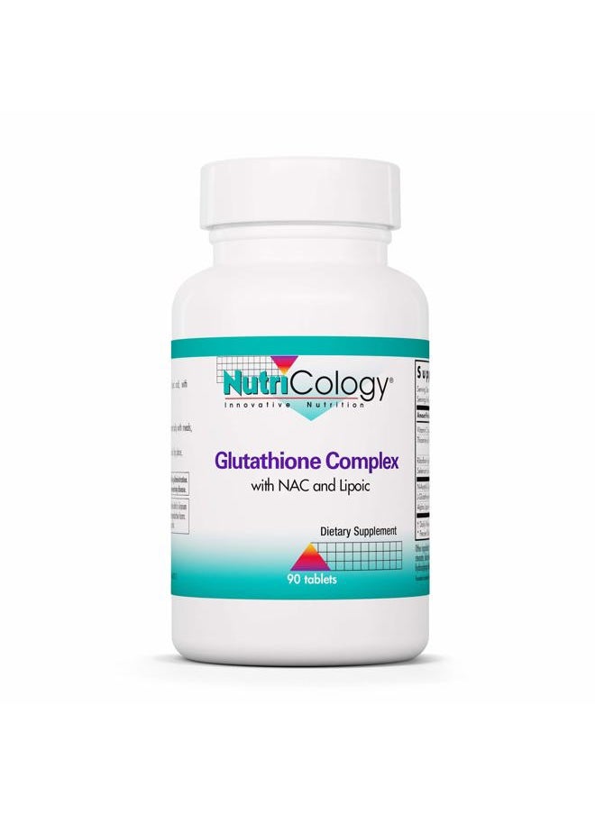 Glutathione Complex Supplement - Glutathione Complex, L-Glutathione with Vitamin C, NAC, Alpha Lipoic Acid, Tablets - 90 Count