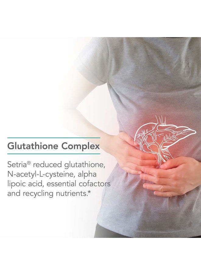 Glutathione Complex Supplement - Glutathione Complex, L-Glutathione with Vitamin C, NAC, Alpha Lipoic Acid, Tablets - 90 Count