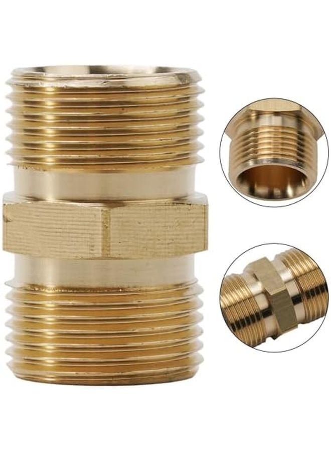 M22 محول خرطوم غسيل بالضغط 15 مم لخرطوم الحديقة وملف المضخة - Image 3