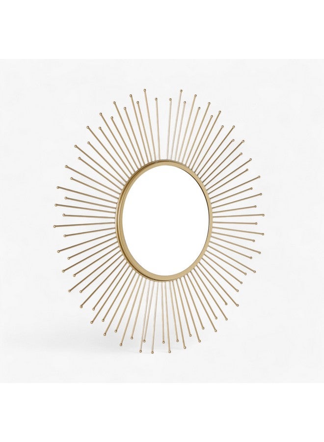 Home Box Faiz Metal Sun Burst Wall Mirror 45 X 45 X 1 Cm  - Image 5