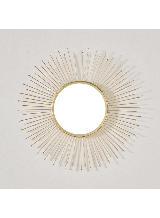 Home Box Faiz Metal Sun Burst Wall Mirror 45 X 45 X 1 Cm  - Image 2