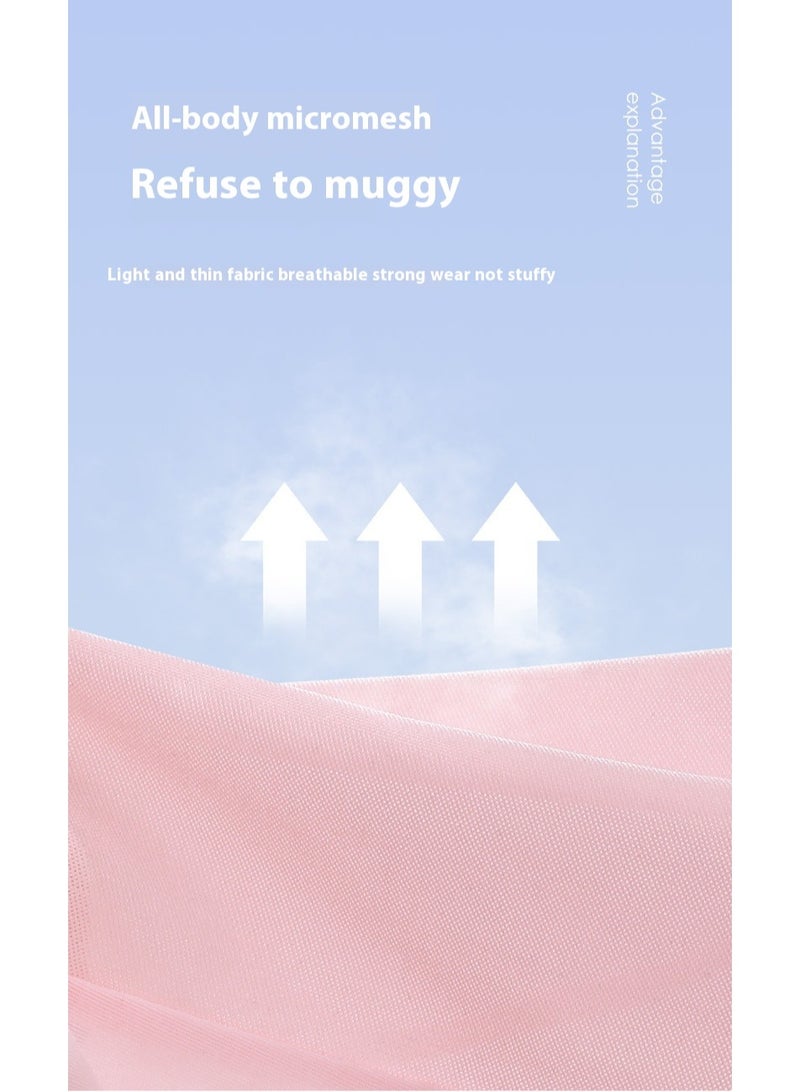 REXCHI Women’s UV 50+ Sun Protection Mask | Full-Face & Neck Coverage Cycling Veil | Breathable Cool Fabric | Anti-UV/UV400 | White - Image 5