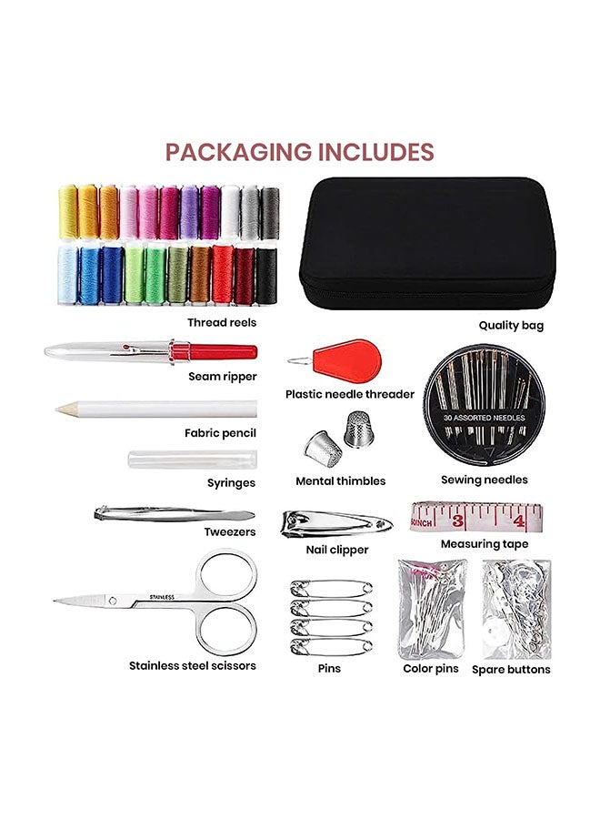 Home Pro مجموعة خياطة محمولة 95 قطعة من هوم برو؛ الحل النهائي لخياطة الأعمال اليدوية - Image 2