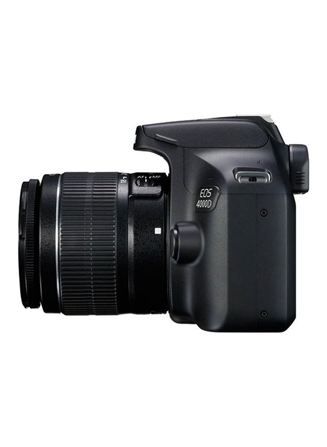كانون كاميرا EOS 4000D رقمية بعدسة أحادية عاكسة مع عدسة EF-S III بفتحة f/3.5-5.6 وبعد بؤري 18-55 مم بدقة 18 ميجابكسل مع تقنية واي فاي مدمجة - Image 3