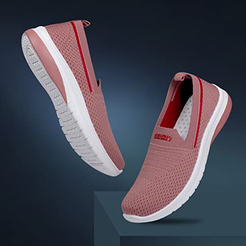 ASIAN Women's Melody-31 Loafers | Sports Running Shoes for Women's & Girl's Peach - Image 3
