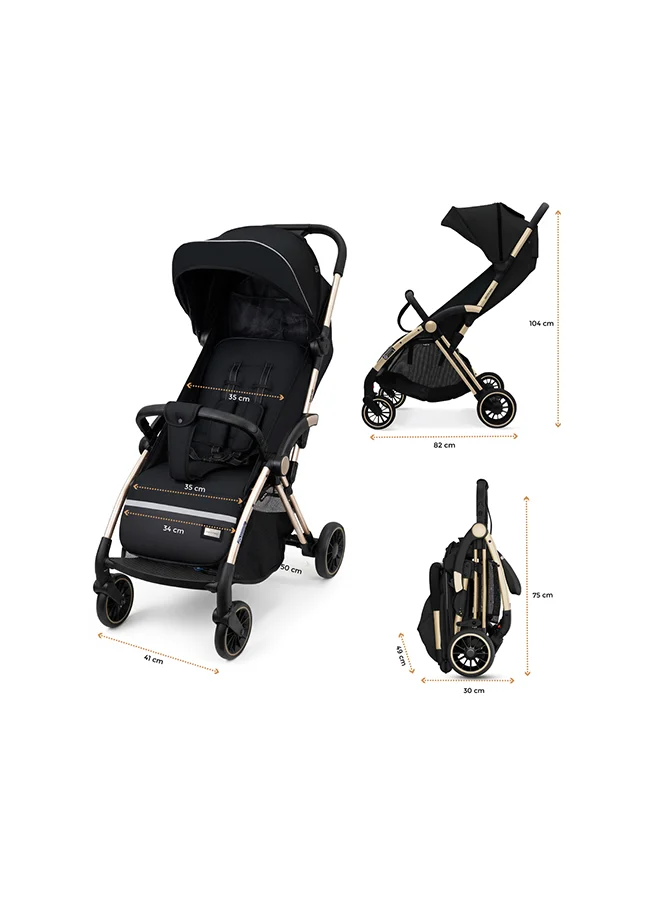 neobreez THETA Auto Fold Compact Lightweight Travel Toddler Baby Stroller,  Self-Stand Baby Trolley,  Pushchair,  Waterproof UPF 50+ Canopy, 0-4yrs,  22kg,  3yrs Warranty