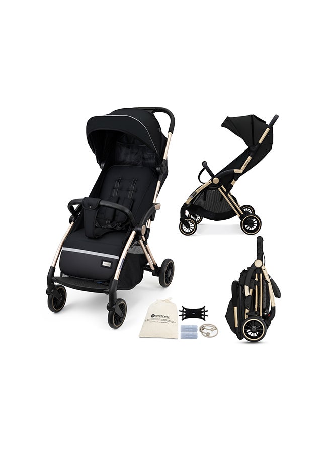 neobreez THETA Auto Fold Compact Lightweight Travel Toddler Baby Stroller,  Self-Stand Baby Trolley,  Pushchair,  Waterproof UPF 50+ Canopy, 0-4yrs,  22kg,  3yrs Warranty - Image 1