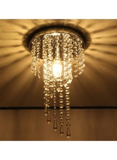 ماركة غير محددة تركيبات إضاءة السقف LED الحديثة الأنيقة ثريا صغيرة كريستال دائرية الإضاءة  - Image 3
